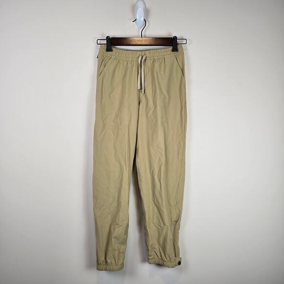 Patagonia Kids Quandary Pants Size L/12 Classic Tan Hiking 40+ UPF - Picture 1 of 4